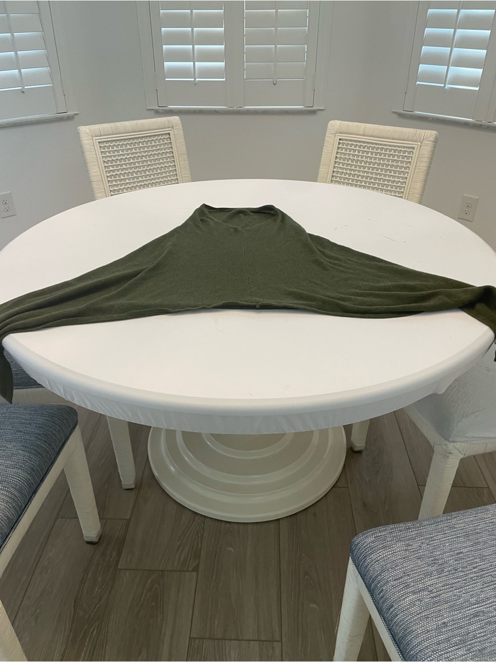 J. Crew Olive Knit Poncho